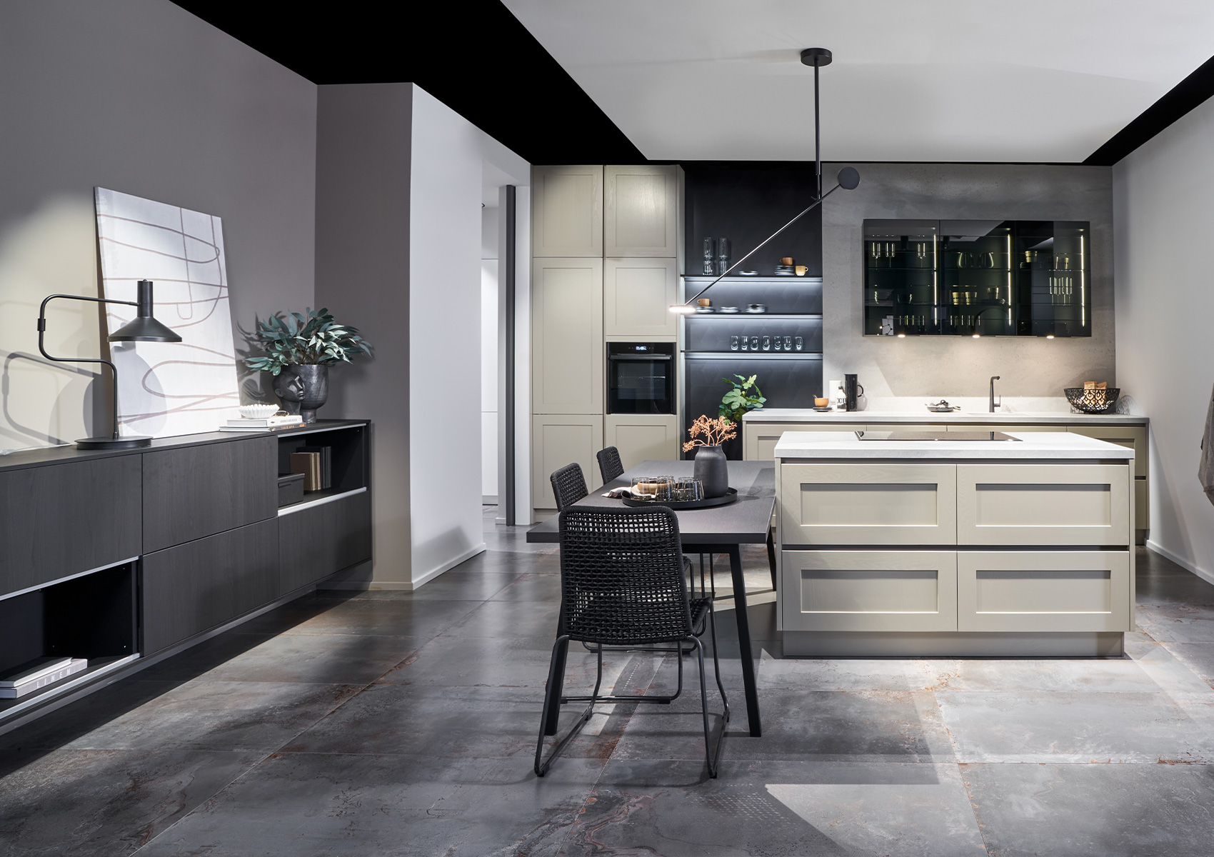 HAMPTON SELECTION-GL natural umbra  MONTREAL black fine oak